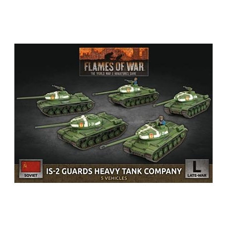 Flames of War - IS-2 Guards Heavy Tank Company (x5 Plastic)