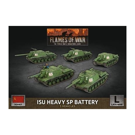 Flames of War - ISU Heavy SP Battery (x5 Plastic)