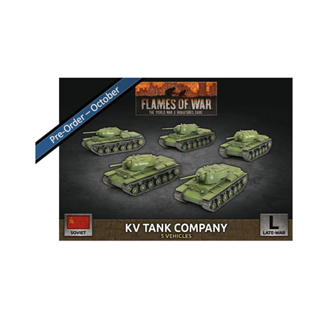 Flames of War - KV-8 Flame-Tank Company (x5 Plastic)
