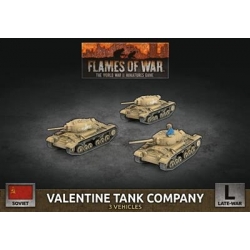 Flames of War - Valentine Tank Company (x3 Plastic)