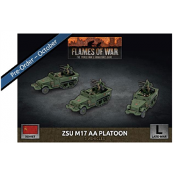 Flames of War - ZSU M17 Anti-Aircraft Platoon (x3 Plastic)
