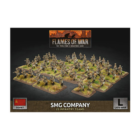 Flames of War: Soviet SMG Company (x98 Figs Plastic)