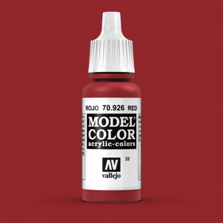 033:MODELCOLOR 926-17ML. ROJO