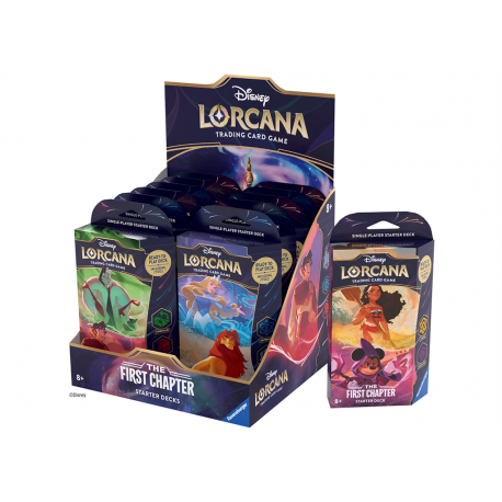 TCG Card Game Disney Lorcana - Starterset "The First Chapter" (12 Decks) by Ravensburger