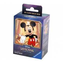 Juego de cartas TCG Disney Lorcana - The First Chapter 80 Card Deckbox: Mickey Mouse de Ravensburger