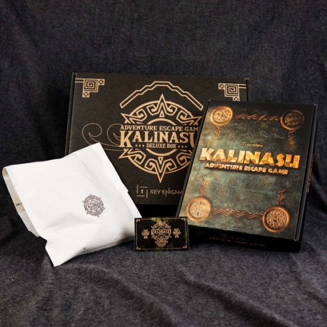 Juego de mesa Kalinasu - Escape Room Deluxe Edition de Key Enigma
