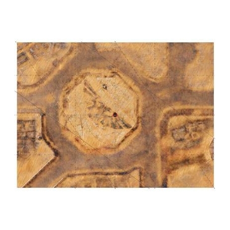 Bandua - 9ED Playmat with Deployment Zones 44"x30" Imperial City Desert 2