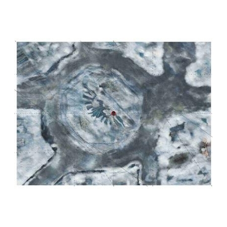 Bandua - 9ED Playmat with Deployment Zones 44"x30" Imperial City Snow 2