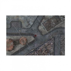 Bandua - 9ED Playmat with Deployment Zones 44"x60" Imperial City 1