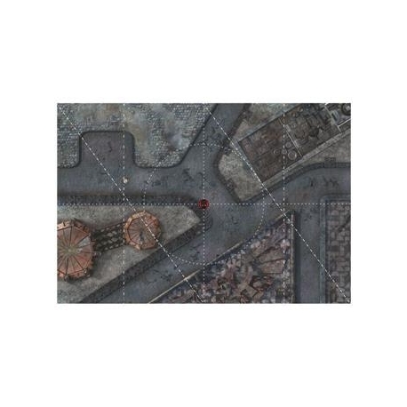 Bandua - 9ED Playmat with Deployment Zones 44"x60" Imperial City 1