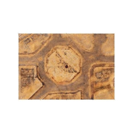 Bandua - 9ED Playmat with Deployment Zones 44"x60" Imperial City Desert 2