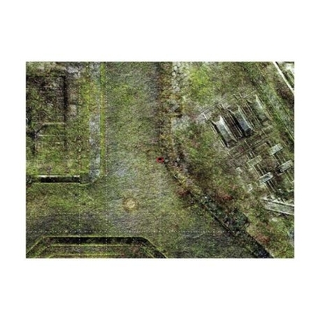 Bandua - KT Playmat with Deployment Zones 22"x30" Imperial City Jungle 4