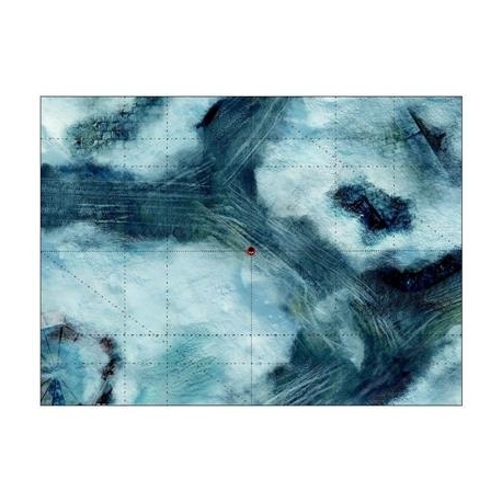 Bandua - KT Playmat with Deployment Zones 22"x30" Imperial City Winter 1