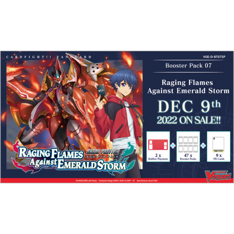 Cardfight!! Vanguard will+Dress - Raging Flames Against Emerald Storm Sneak Preview Kit