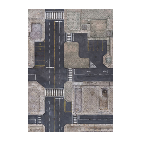 Kraken Wargames Gaming Mat - Urban Zone 6x4 Gaming Mat