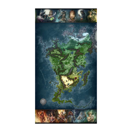 Kraken Wargames Gaming Mat - Aventurien BG (160 x 85 cm) 2.0