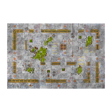 Kraken Wargames Gaming Mat - Industrial Grounds 4x4