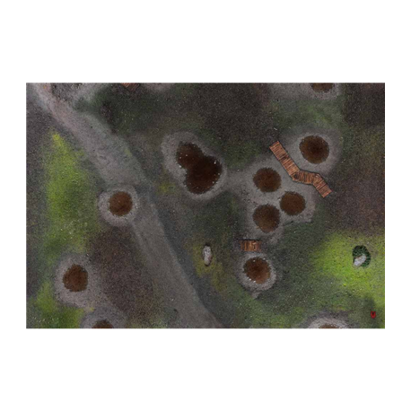 Kraken Wargames Gaming Mat - Battlefield 44"x30" 2.0