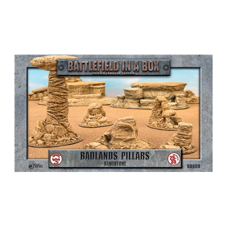 Battlefield in a Box - Badlands Pillars