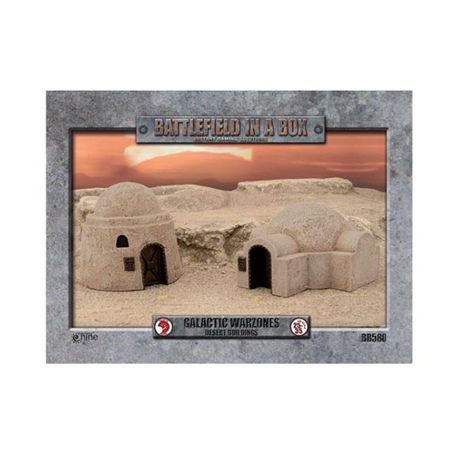 Battlefield In A Box - Galactic Warzones - Desert Buildings