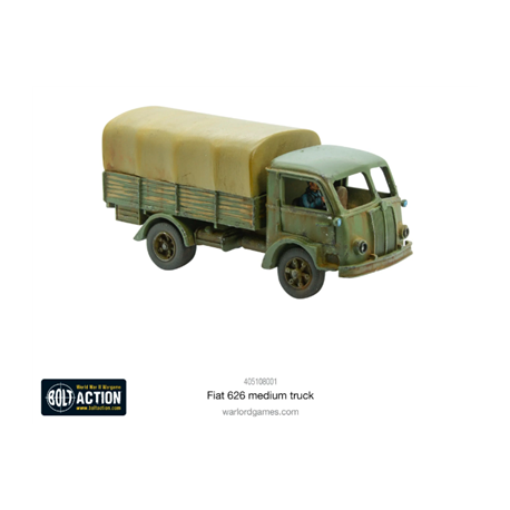Bolt Action - FIAT 626 Medium Truck (Inglés)