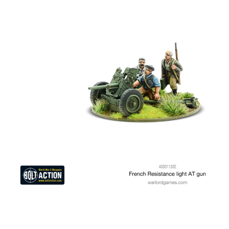 Bolt Action French Resistance light anti-tank gun (Inglés)
