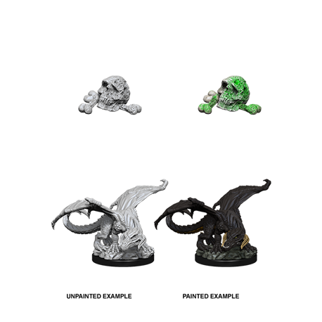 D&D Nolzur's Marvelous Miniatures - Black Dragon Wyrmling (2 Units)