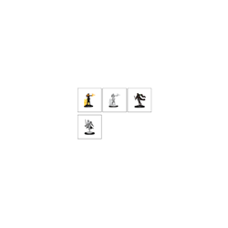 D&D Nolzur's Marvelous Miniatures - Multiclass Warlock + Sorcerer Female (6 Units)