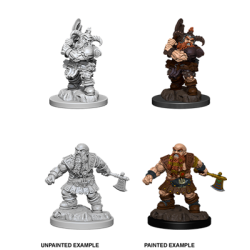 D&D Nolzur's Marvelous Miniatures: Male Dwarf Barbarian (6 Units)