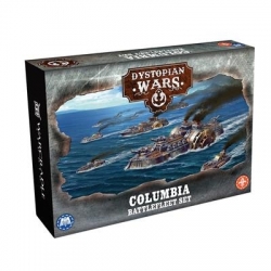 Dystopian Wars - Columbia Battlefleet Set (Inglés)