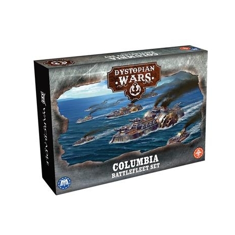 Dystopian Wars - Columbia Battlefleet Set (English)