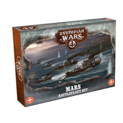 Dystopian Wars: Mars Battlefleet Set (Inglés)