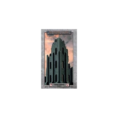Gothic Battlefields: Large Corner Ruin - Malachite (x1) (Inglés)