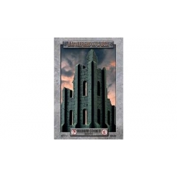 Gothic Battlefields: Medium Corner Ruin - Malachite (x1) (Inglés)