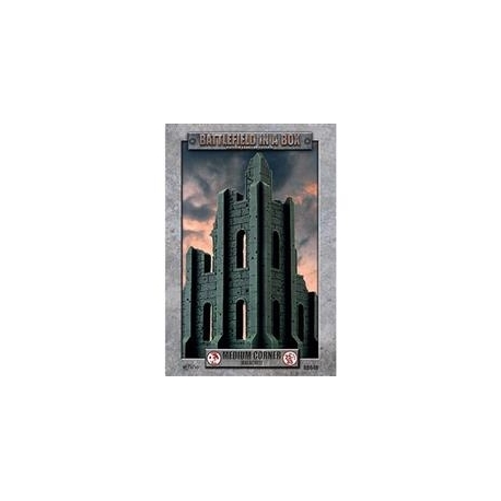 Gothic Battlefields: Medium Corner Ruin - Malachite (x1) (English)