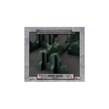 Gothic Battlefields: Ruined Walls - Malachite (x5) (Inglés)