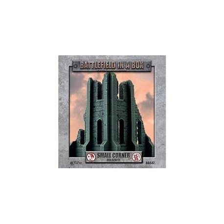 Gothic Battlefields: Small Corner Ruins - Malachite (x2) (English)