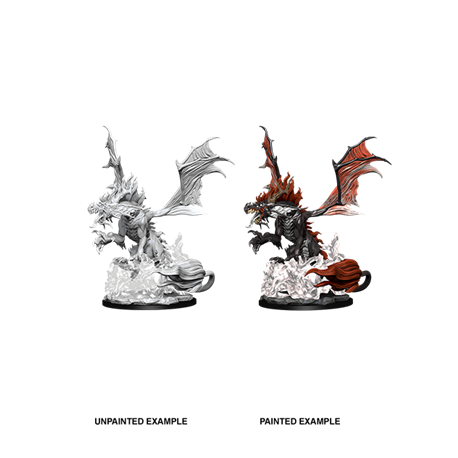 Pathfinder Battles Deep Cuts Unpainted Miniatures - Nightmare Dragon