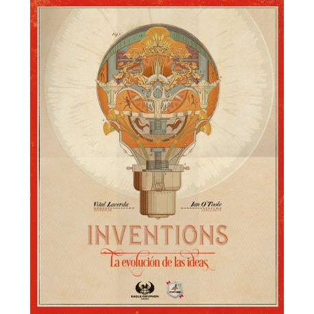 Inventions: La Evolución de las ideas es un juego táctico que gira en torno a estrategias a largo plazo