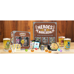 Heroes of Barcadia Party Pack Expansion Game Board Game by Rollacrit