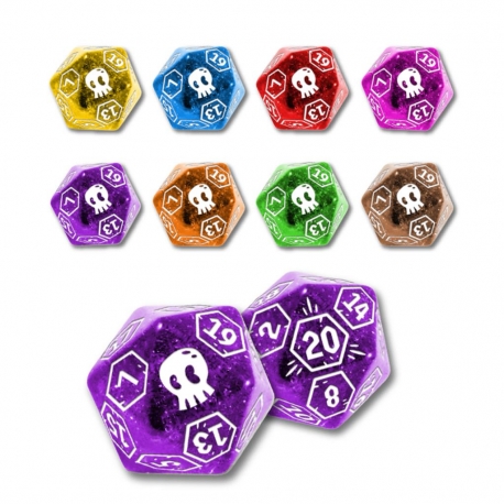 Heroes of Barcadia Enhanced Dice Set by Rollacrit