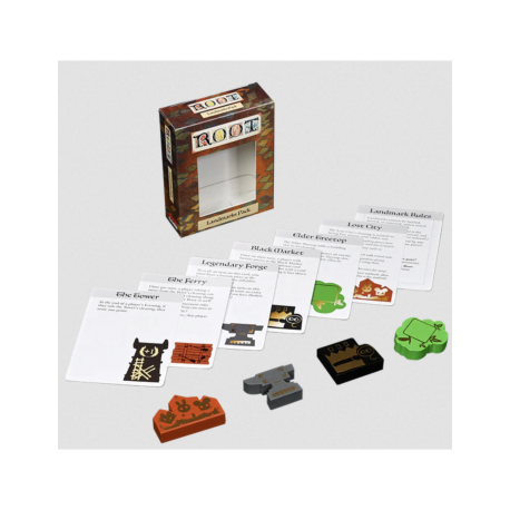 Expansión Lugares Míticos para completar el juego de mesa Root 