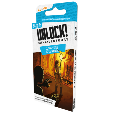 Juego cooperativo Unlock! Miniaventuras El despertar de la Momia de Space Cowboys