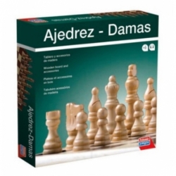 Checkers chess with wooden ACC