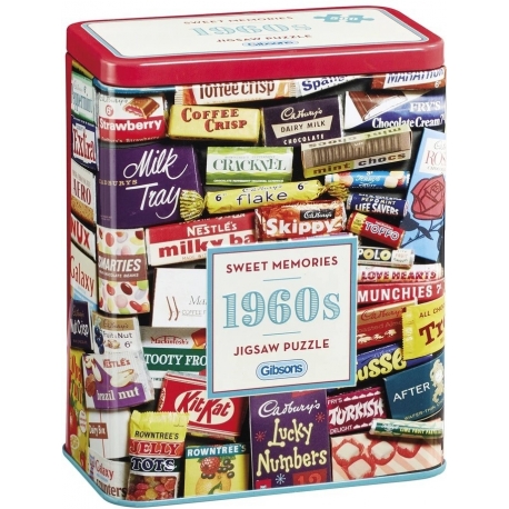 Sweet Memories of the 60s in a metal box 500 pieces