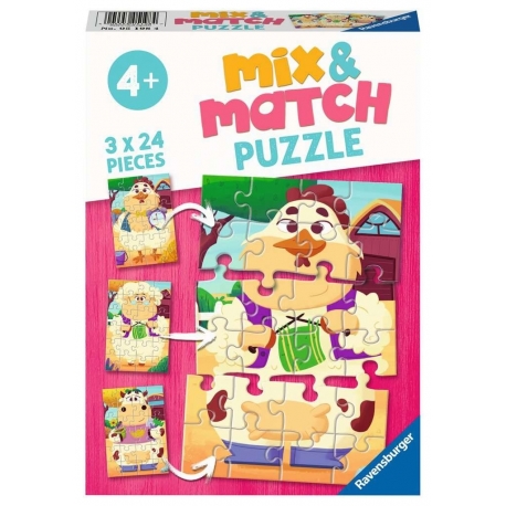 Mix & Match 3 x 24 pcs: My farm friends
