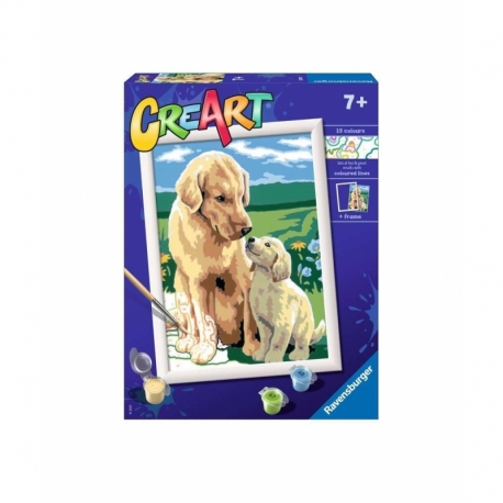 CreArt D - Retriever in the meadow