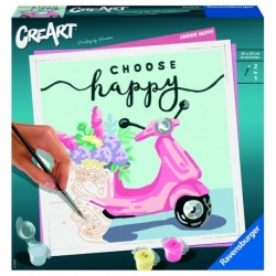 CreArt Trend cuadrados- Choose happy