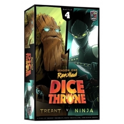 Juego de dados Ninja vs Treant - Dice Throne de Delirium Games