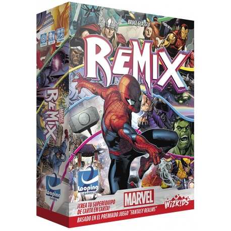 Marvel Remix is a card game that brings the mechanics of the acclaimed Fantasy Realms to the unique Marvel universe